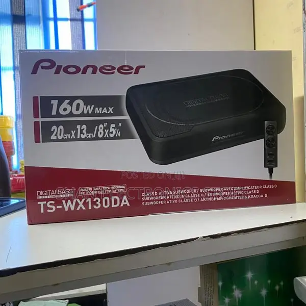 Tswx130da Pioneer Underseat Compact Amplified Subwoofer 160w