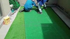 Natural Look Artificial Turf for Home Compound - main view