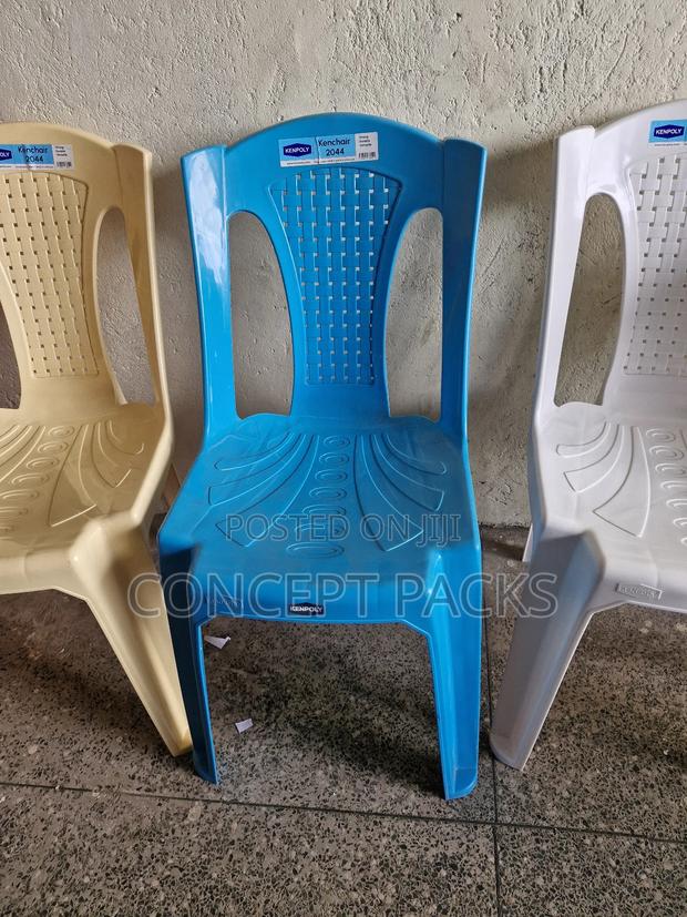 Armless Assorted Plastic Chairs - main view