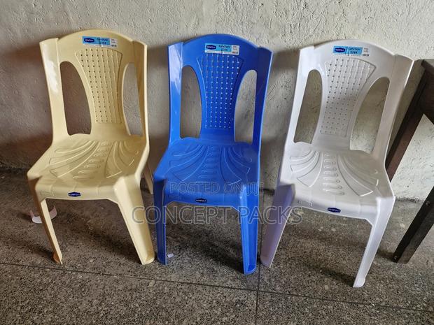Armless Assorted Plastic Chairs - thumbnail 2