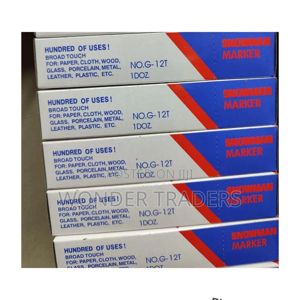 Snowman Marker Pens 12 PCS - main view