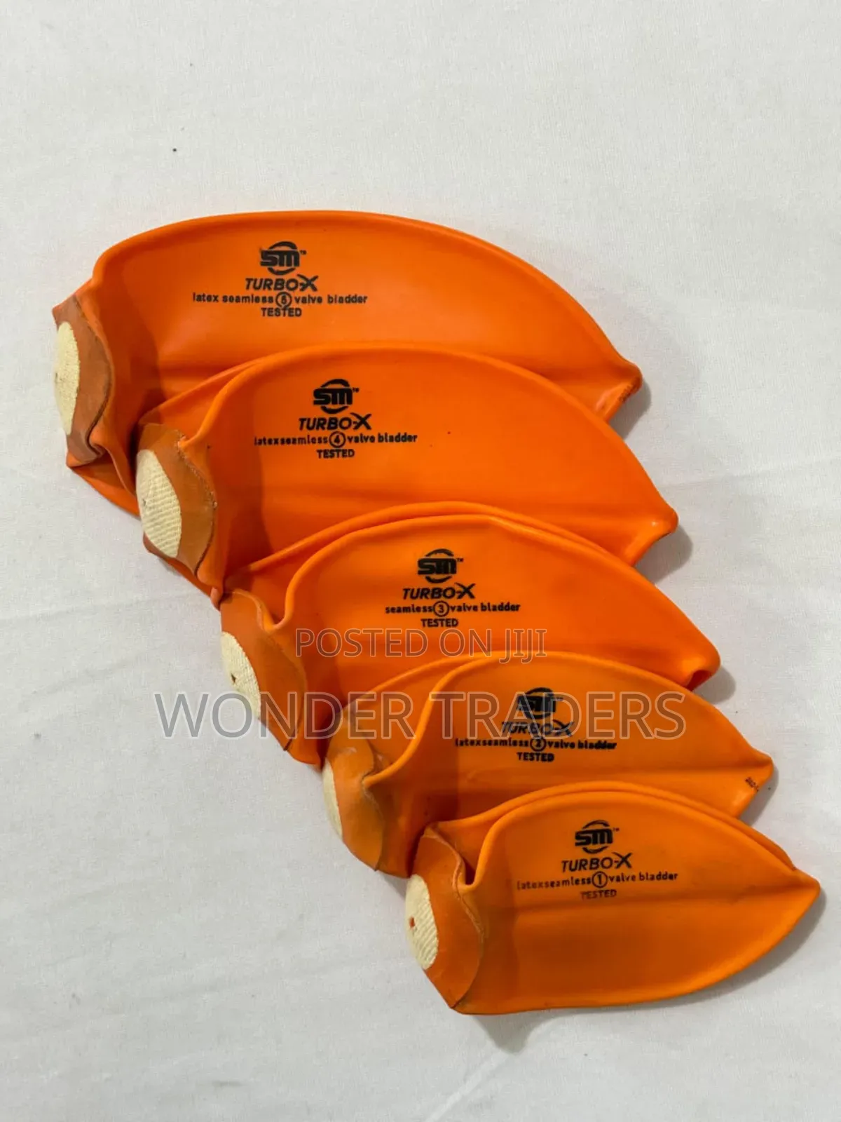 Seamless Valve Bladder Sizes 1 - 5