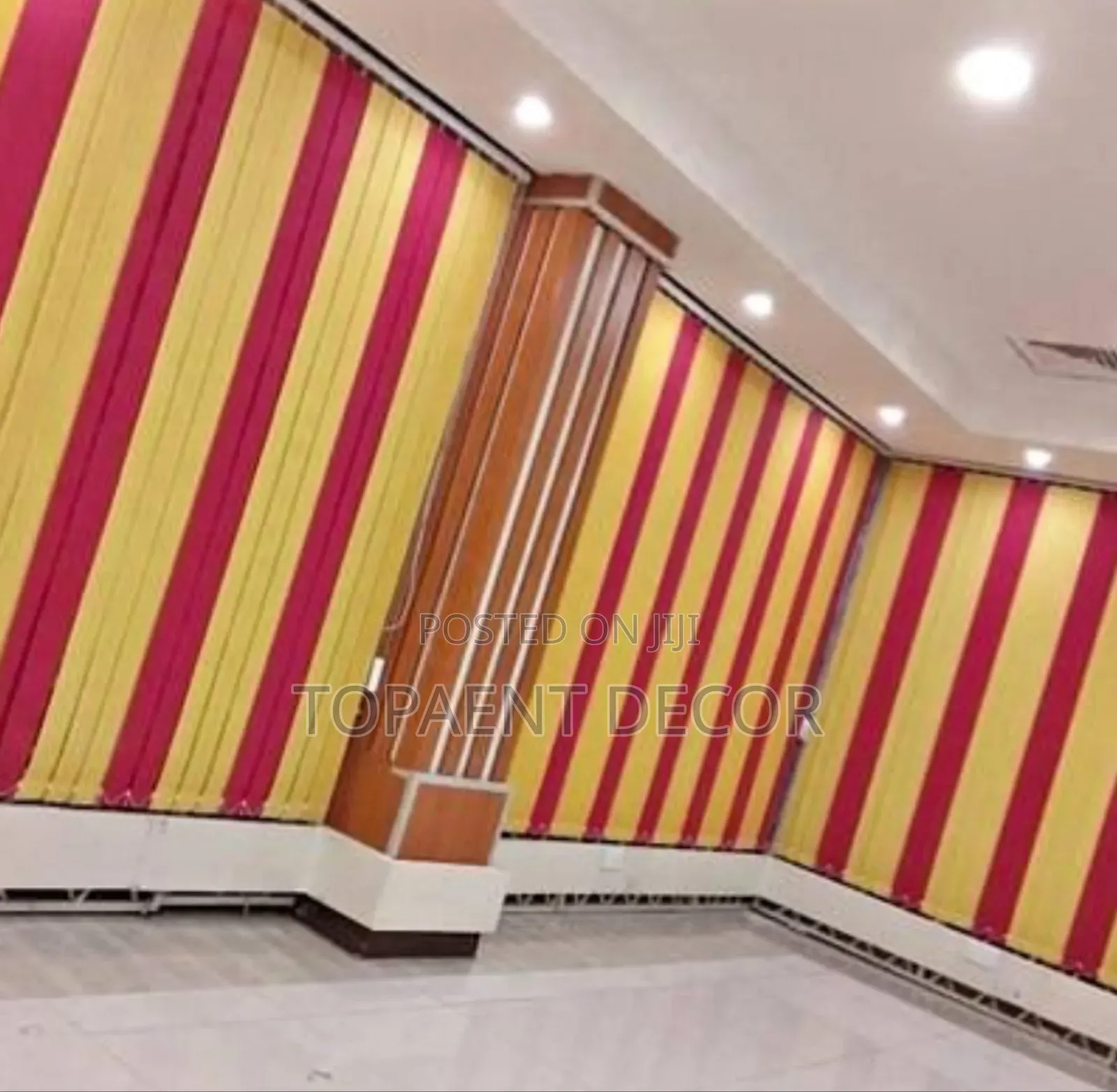 Timeless Design Elegant Large Windows Vertical Office Blinds