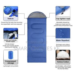 Blue Portable Lightweight Sleeping Bag - main view