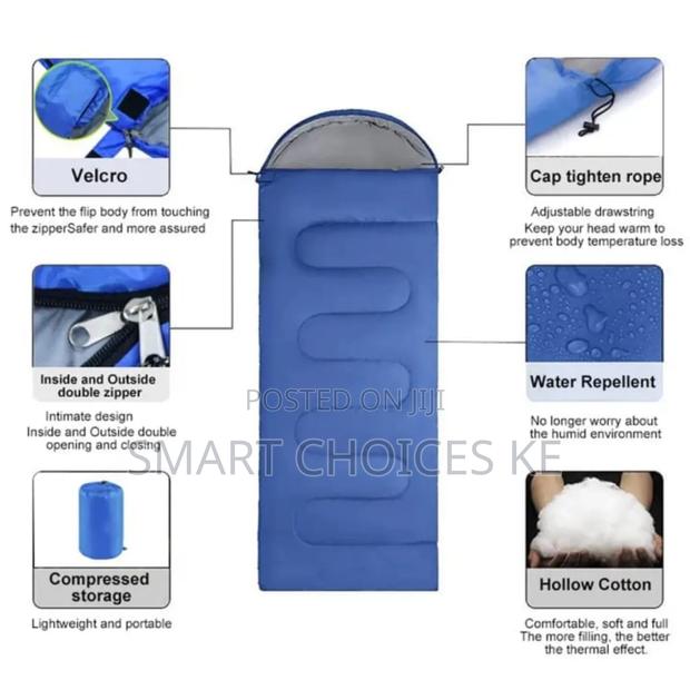 Blue Portable Lightweight Sleeping Bag