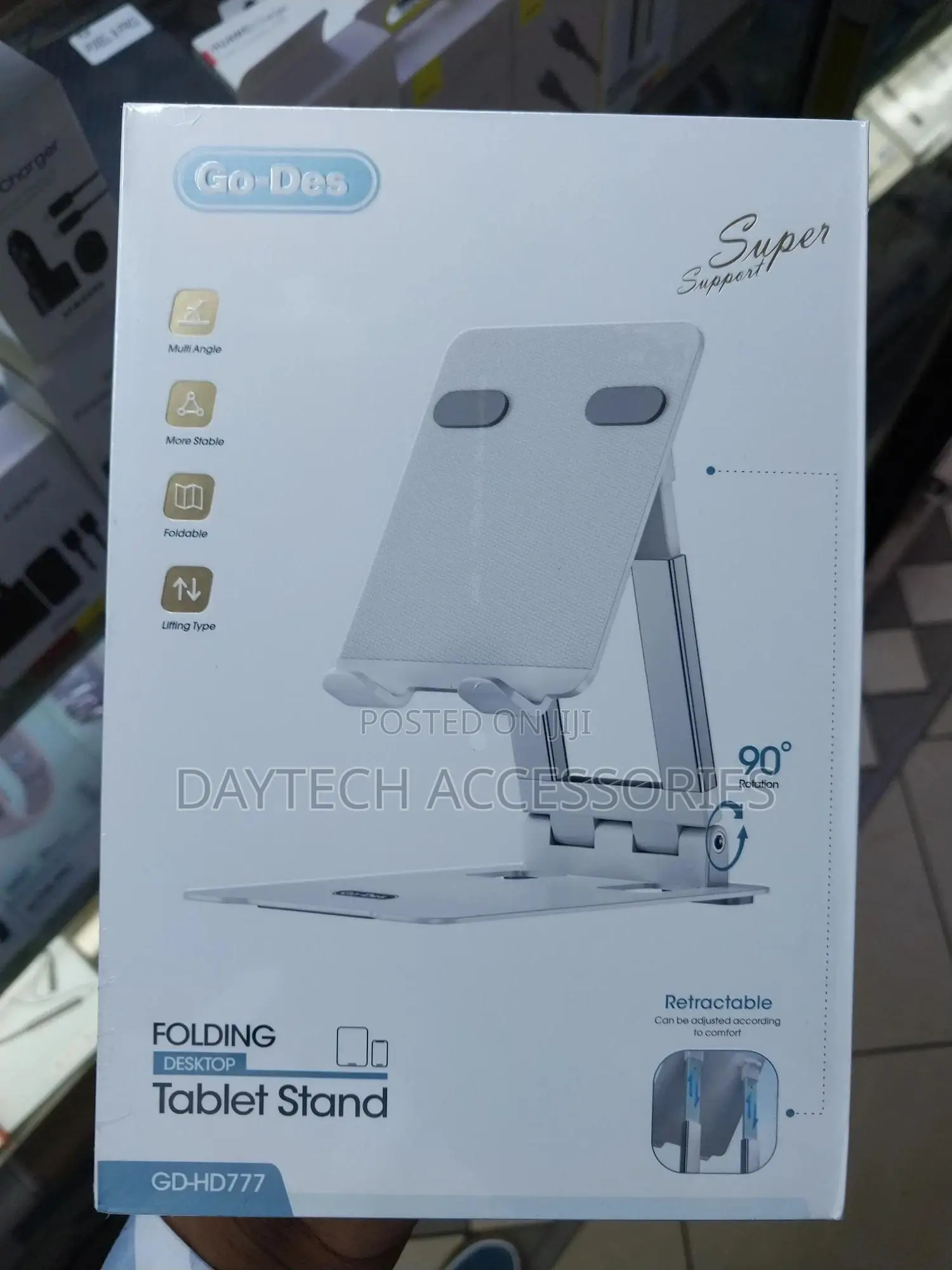 The Go-Des Metal Tablet Phone Stand Gd-Hd777.
