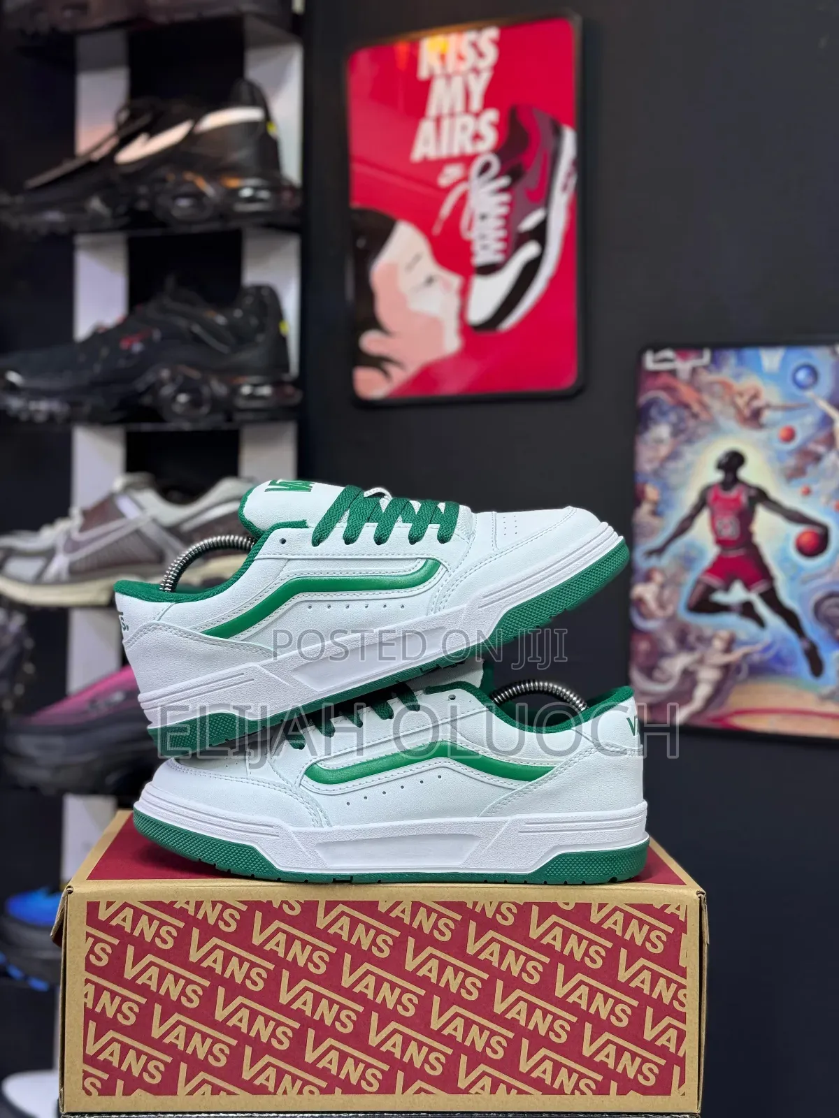 Vans Hylane White Green