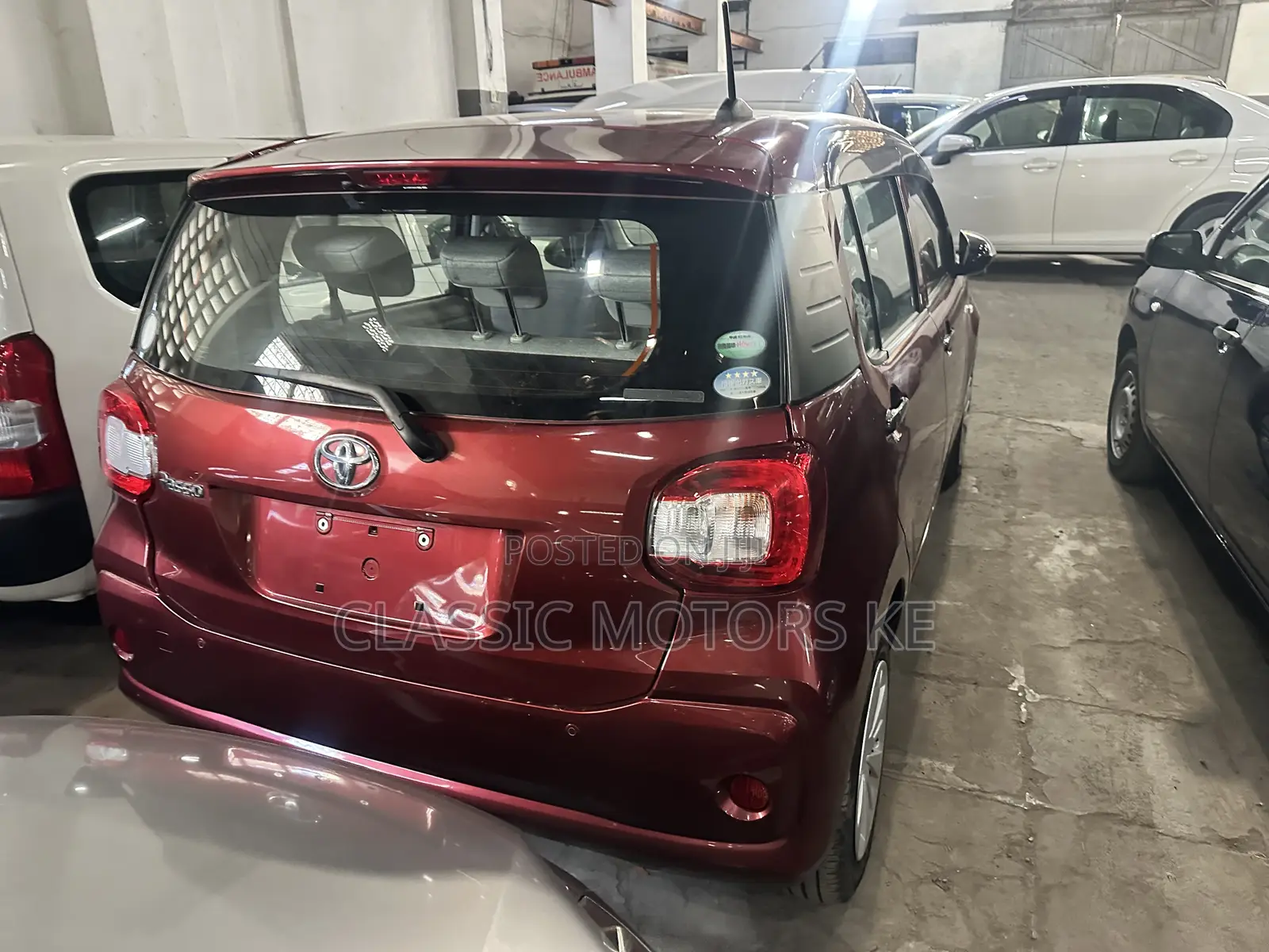 Toyota Passo 1.0 FWD 2018 Burgundy