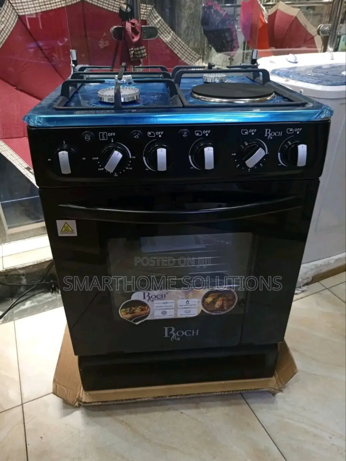 Roch Black 50×55 Standing 3+1 Cooker