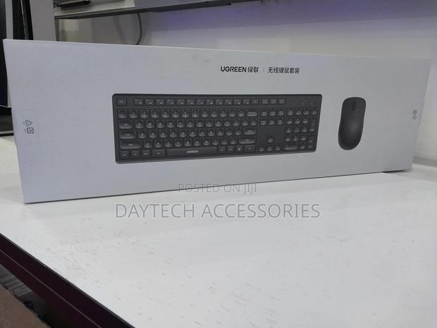 Ugreen Wireless Keyboard and Mouse Combo 2.4ghz Ergonomic Keyboard.