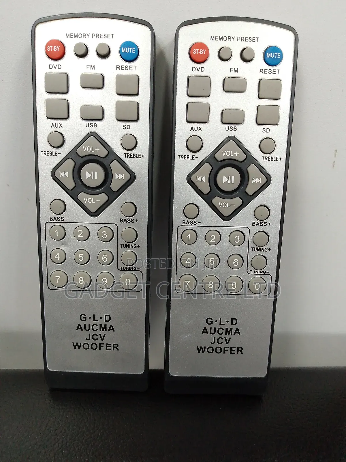 Gld/Aucma/Jcv/Woofer Remote Brand New
