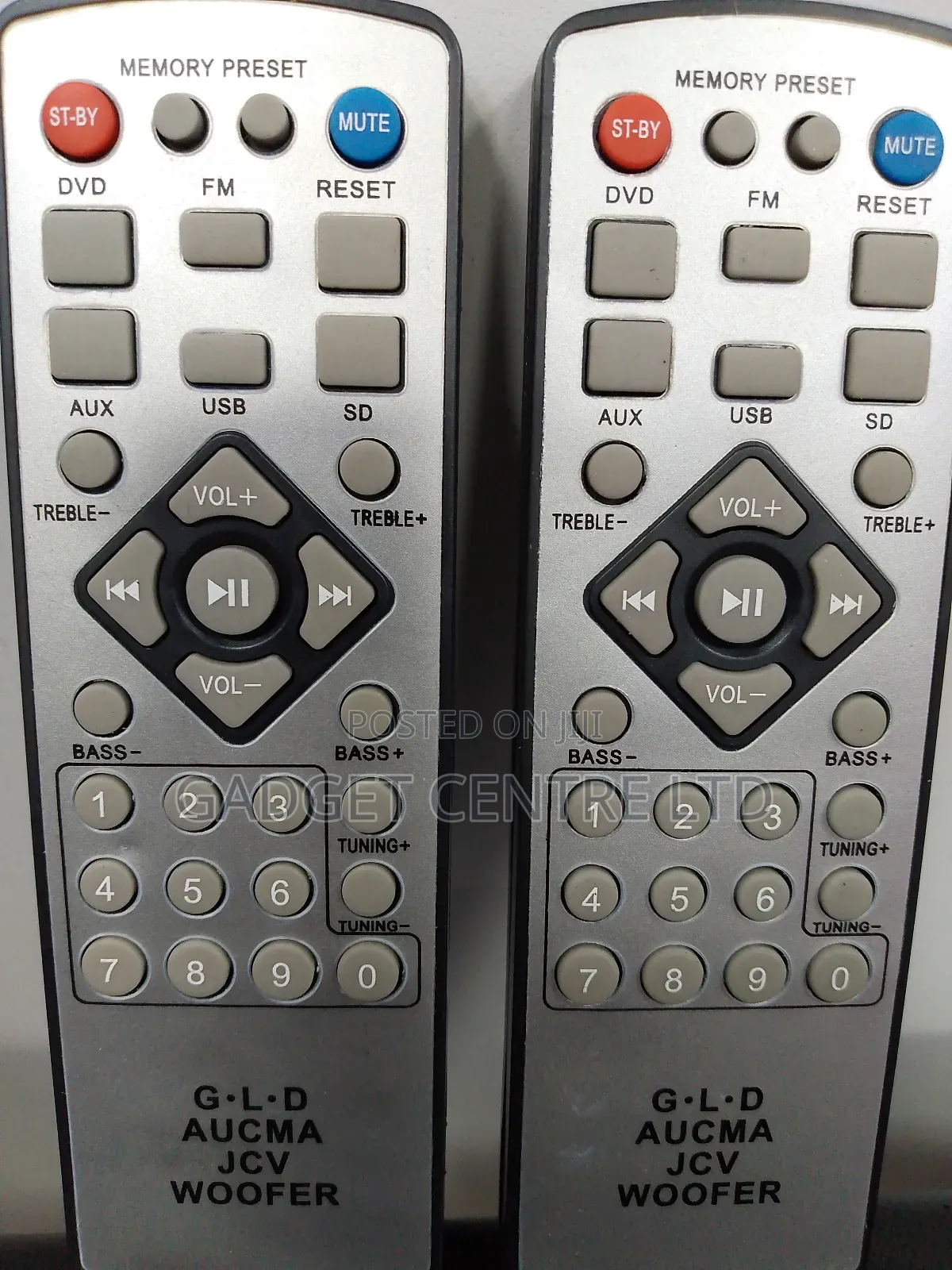 Gld/Aucma/Jcv/Woofer Remote Brand New