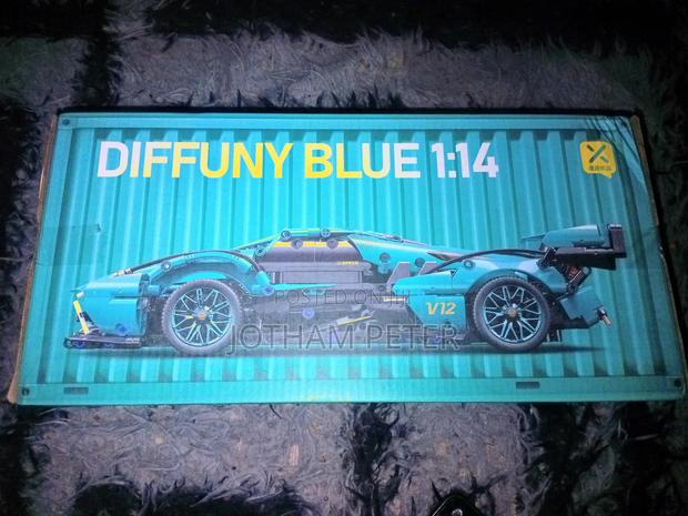 V12 Block Racing 1:14 Diy Building Blocks Sets - thumbnail 8