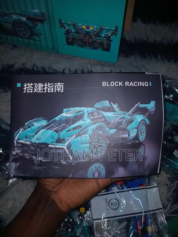 V12 Block Racing 1:14 Diy Building Blocks Sets - thumbnail 10