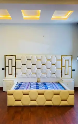 5x6 Mahogany Hardwood Beds With Headboard Sturdy,Elegant Comfortable