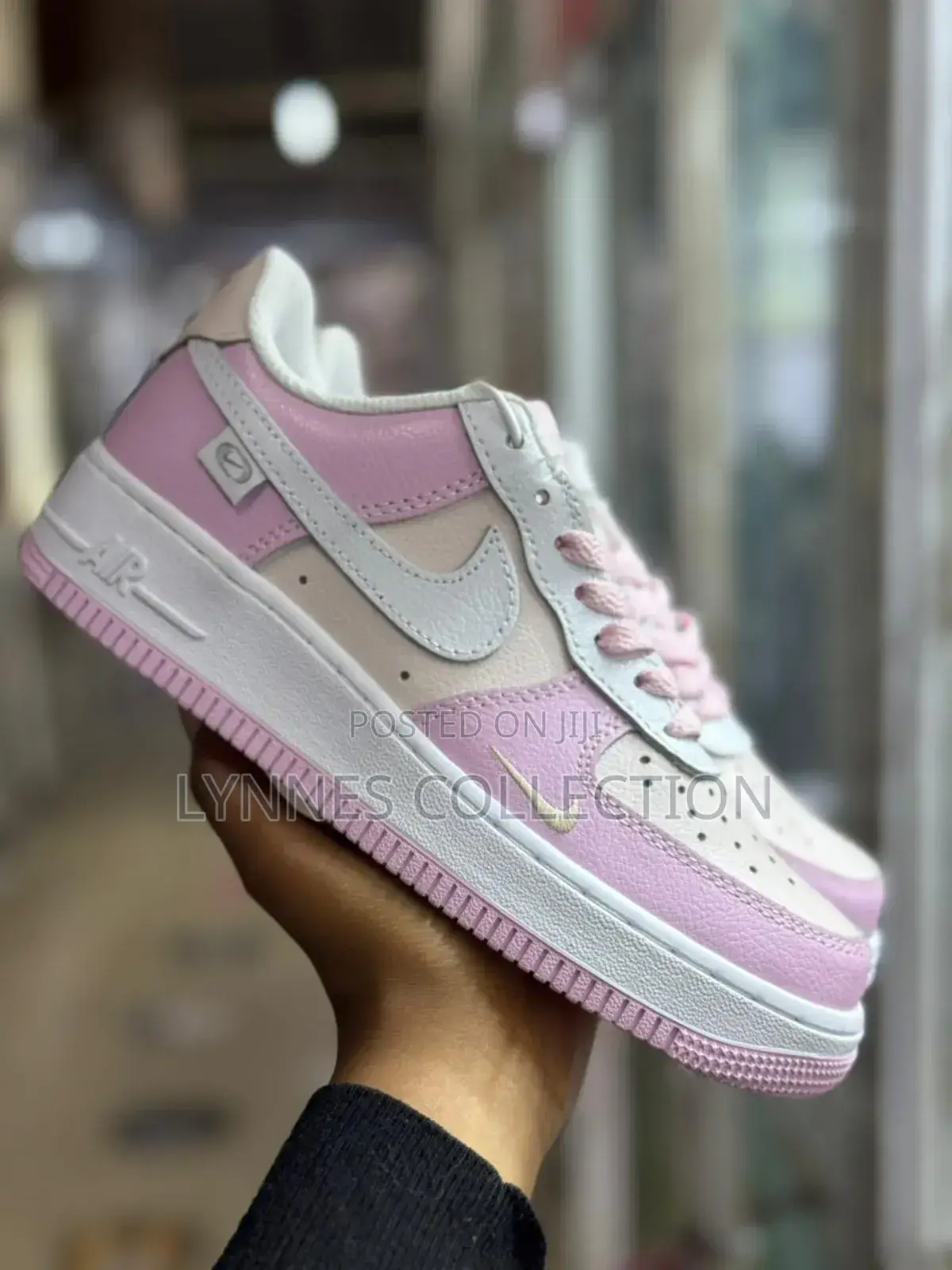 Nike Af1 Pink X Two Laces ,Customs Sizes 37-42