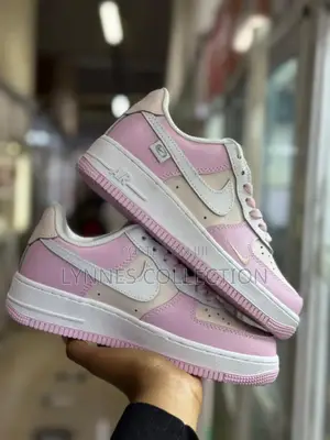 Nike Af1 Pink X Two Laces ,Customs Sizes 37-42
