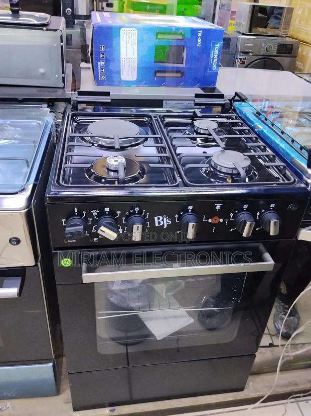 BJS Cooker, Elegance Model 60×60 3+1 Electric/Gas Cooker - main view