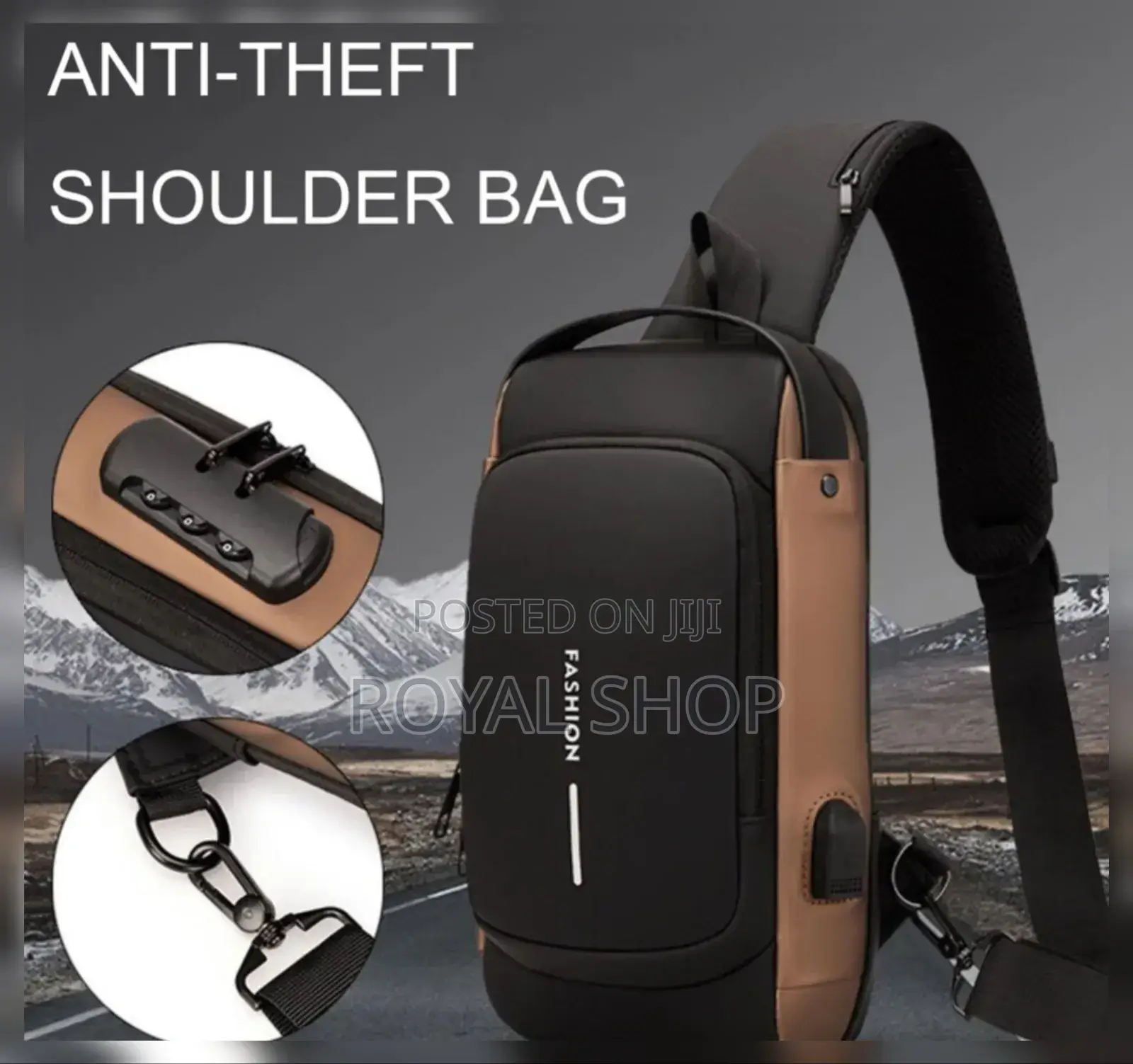 Anti Theft Usb Shoulder Bag