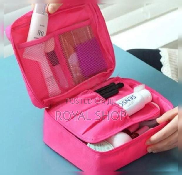 Water Proof Leather Cosmetics Bag - thumbnail 3