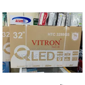 *Vitron 32" Qled Smart Android Frameless With Bluetooth .