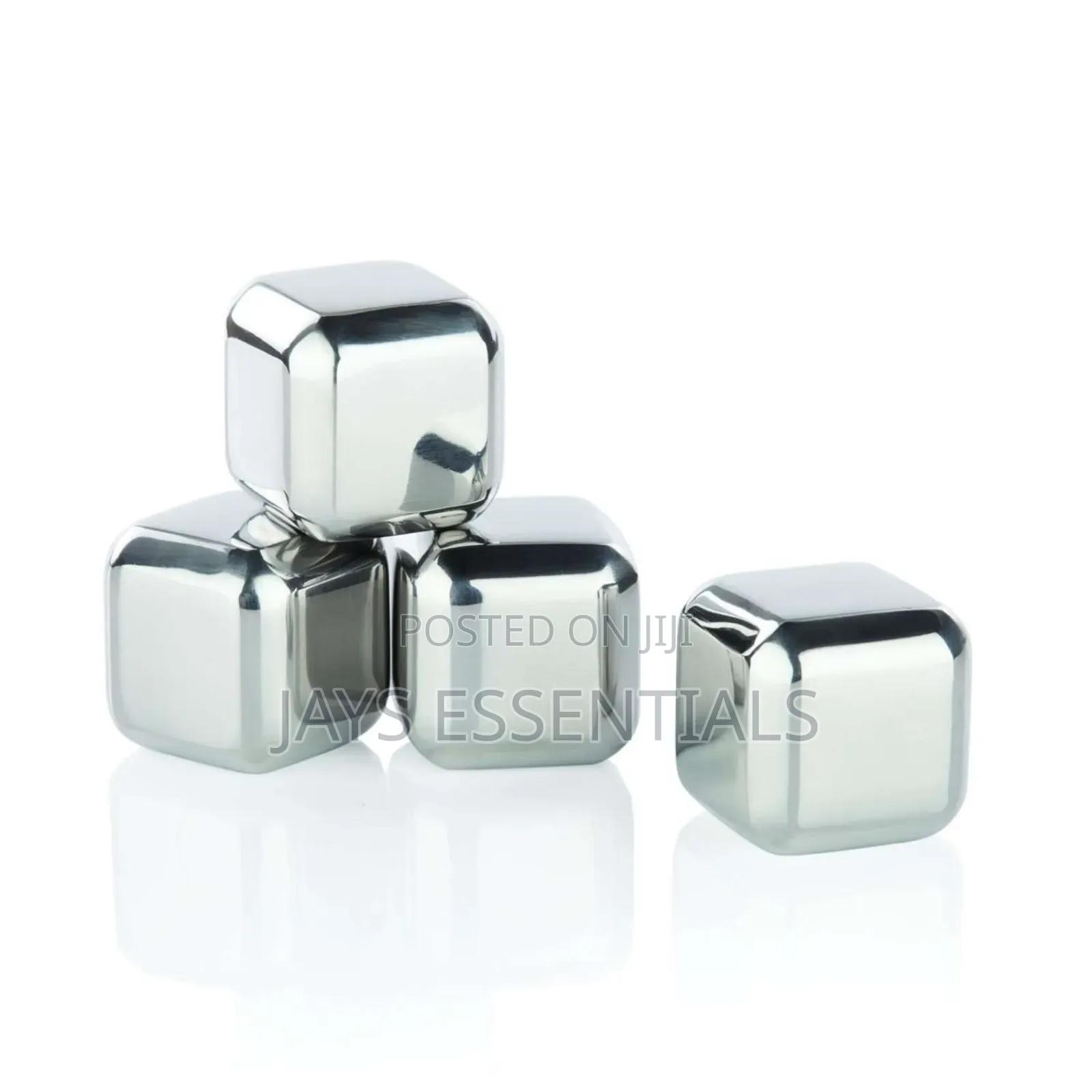 5pc Whiskey Stones Set (Metallic Ice Cubes)