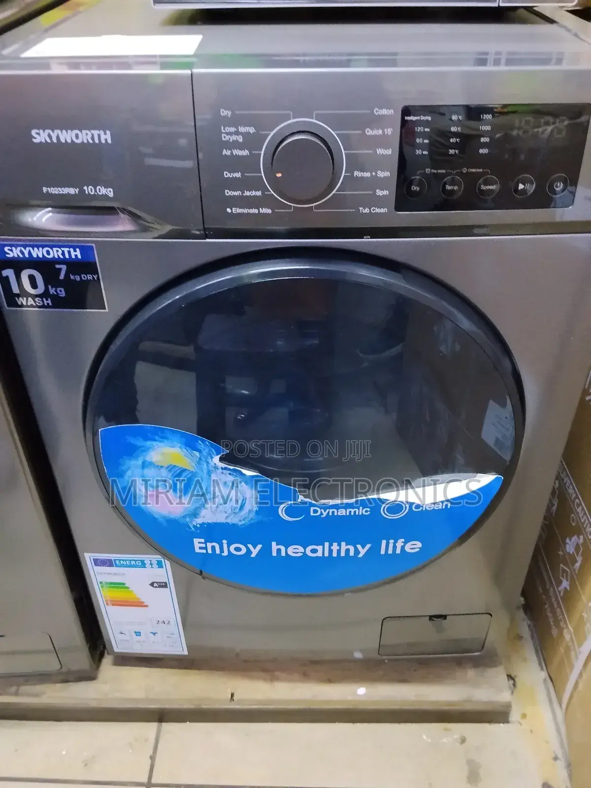 Skyworth 10kg and 7kg Dryer Front Load Washing Machine