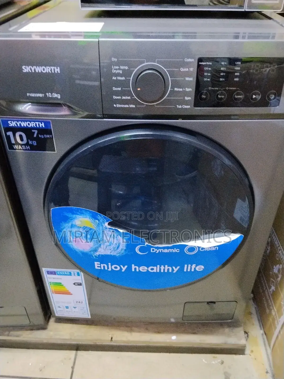 Skyworth 10kg and 7kg Dryer Front Load Washing Machine