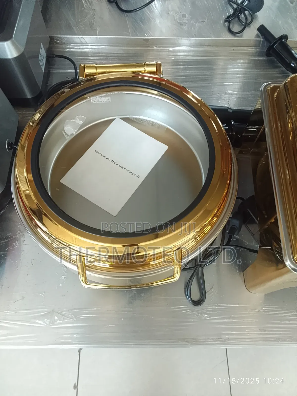 Imported Heavy Duty Golden Chaffing Dish