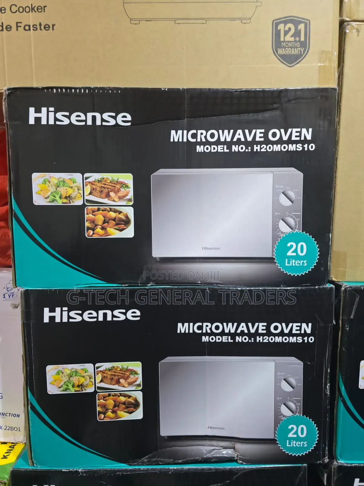 Hisense 20l Manual Microwave Oven-silver