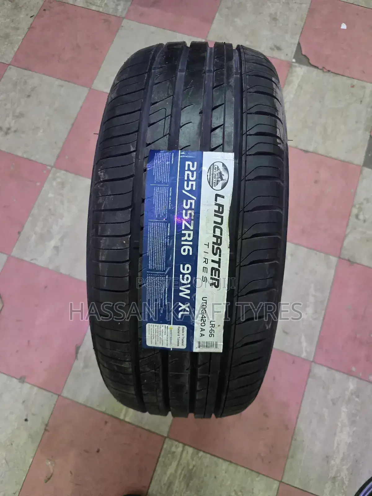 225/55r16 Lancaster Tyre Made in Thailand