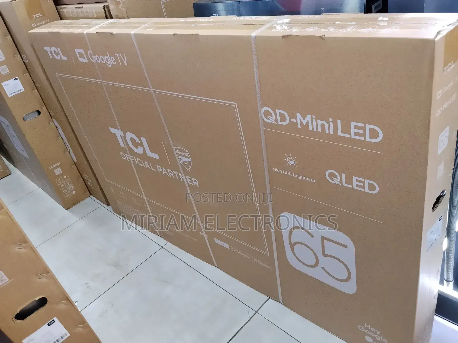 TCL 65′′ 65c6k Premium Qd-Miniled Google Tv