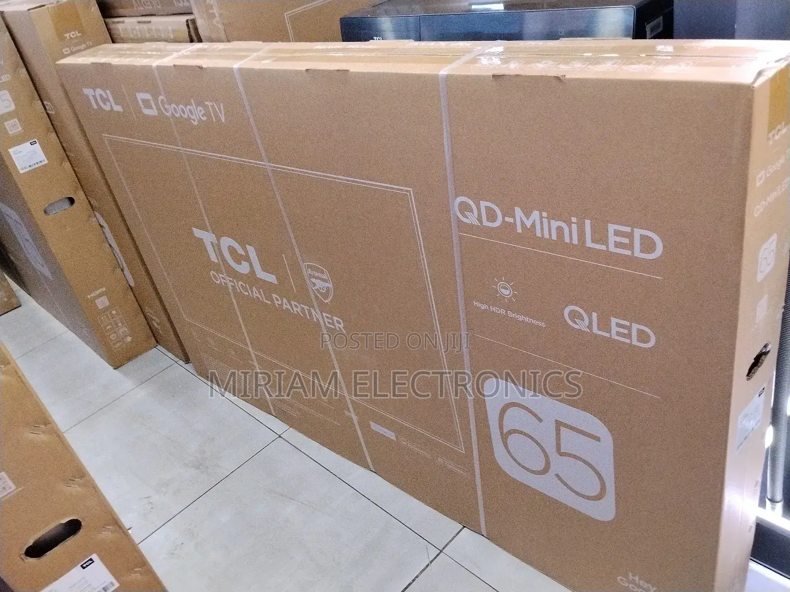 TCL 65′′ 65c6k Premium Qd-Miniled Google Tv