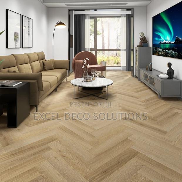 Herringbone SPC Flooring_ Smooth, Quiet and Stylish - main view