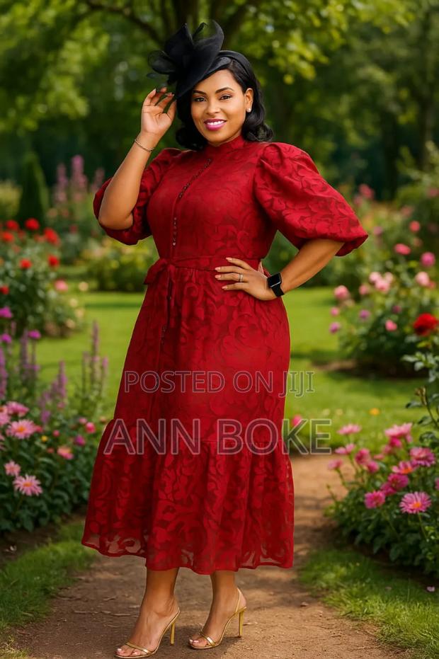 Premium Quality Heavy Lace Maxi Dress With a Slip - thumbnail 4