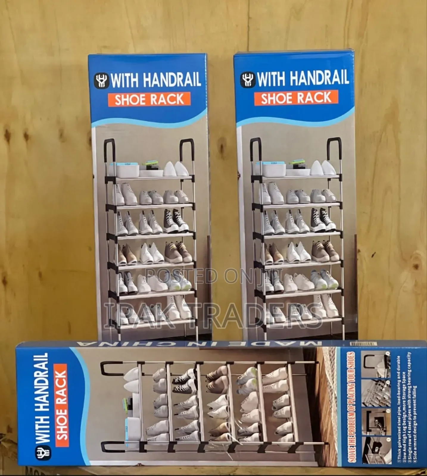 Shoe Rack. 6 Layers Metallic Shoe Rack Organizer- Easy to Assemble
