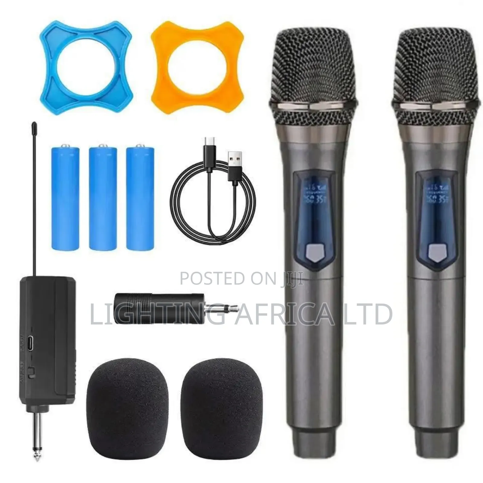 BNK Dual 100 Meters Frequency Powerful Wireless Microphone
