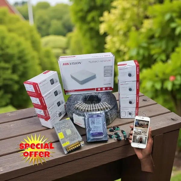 8 Hikvision 1080p Cameras Kit With Live View Streaming