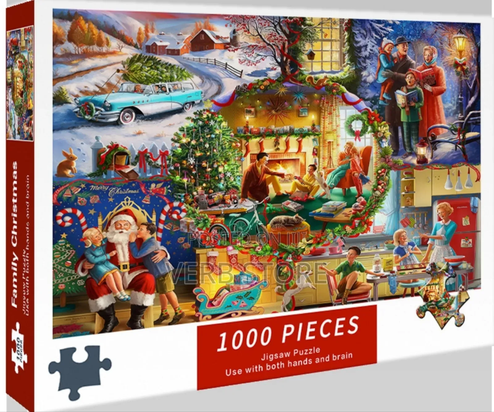 1000 Pcs Christmas Themed Jigsaw Puzzle