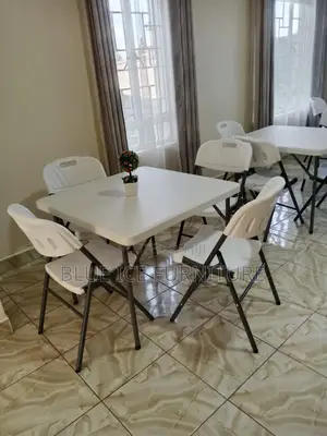 Foldable Square Dining Table/Chair