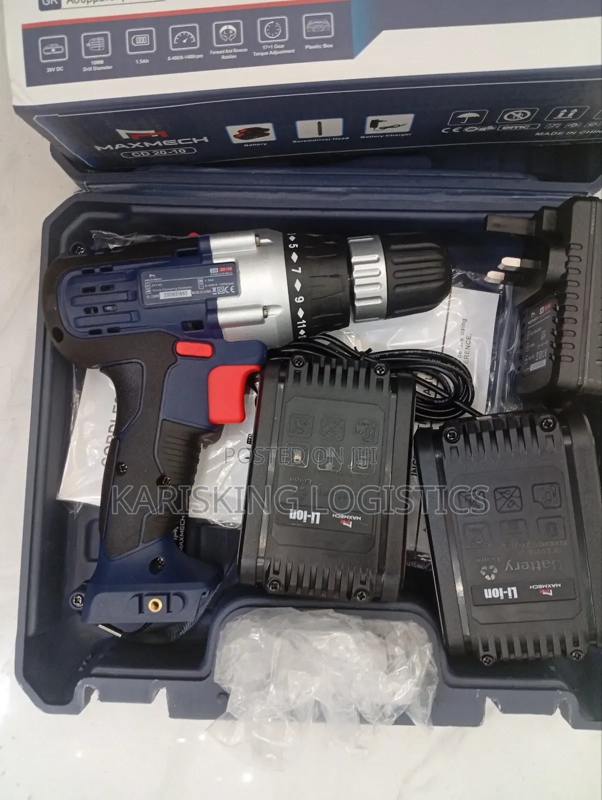 Maxmech Cordless Drill 20v