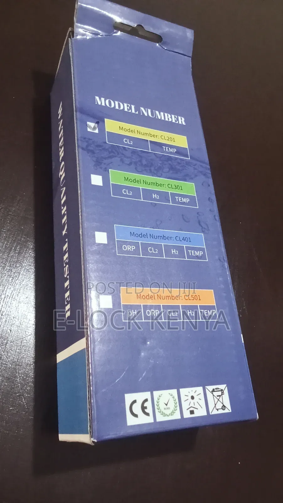 Hydrophobics Chlorine Meter