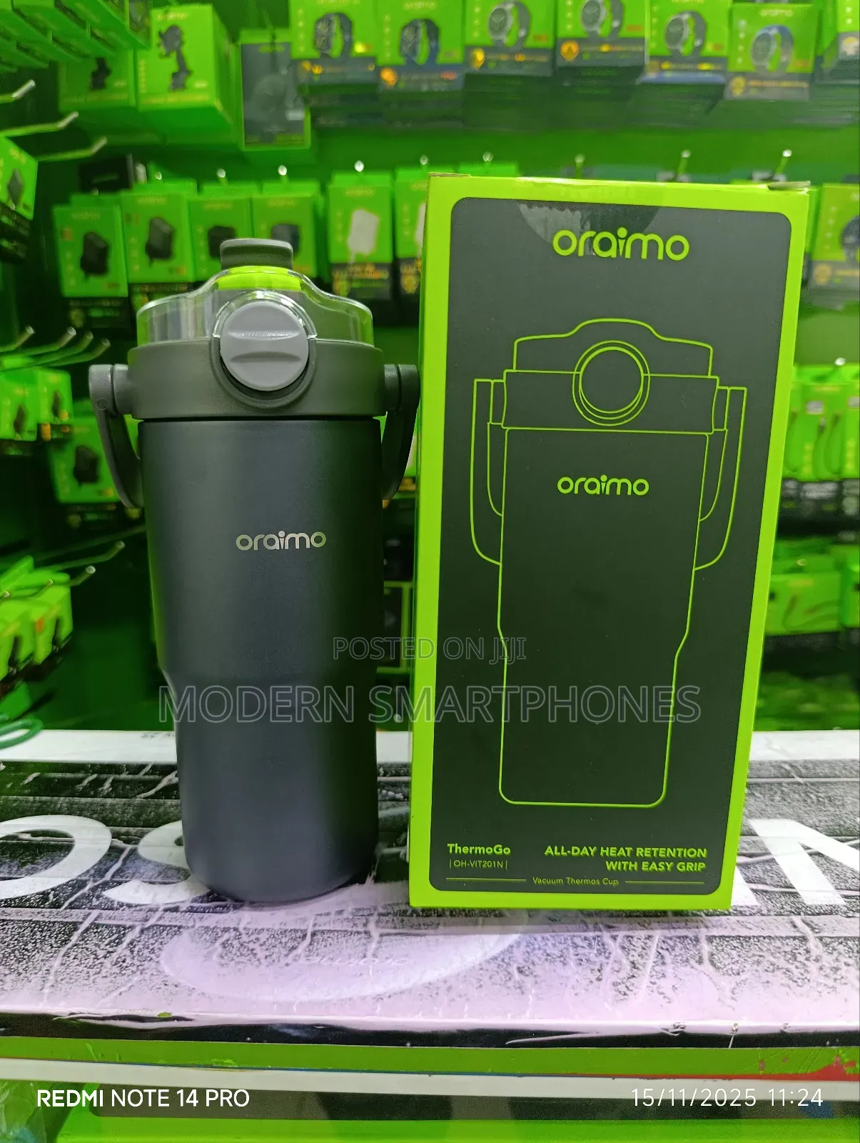 Oraimo Thermogo 750ml Stainless Steel Insulated Thermos