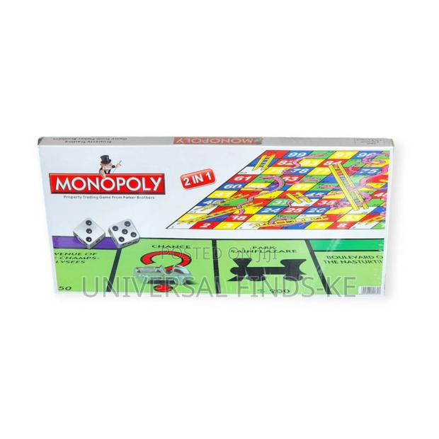 2in1 Monopoly+Snake and Ladders Game - thumbnail 3