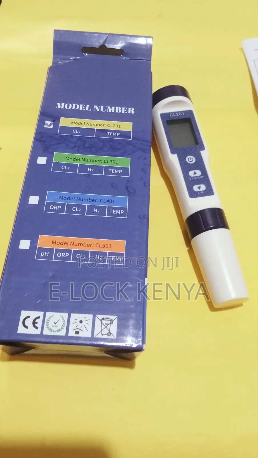 Water Chlorine Test Meter