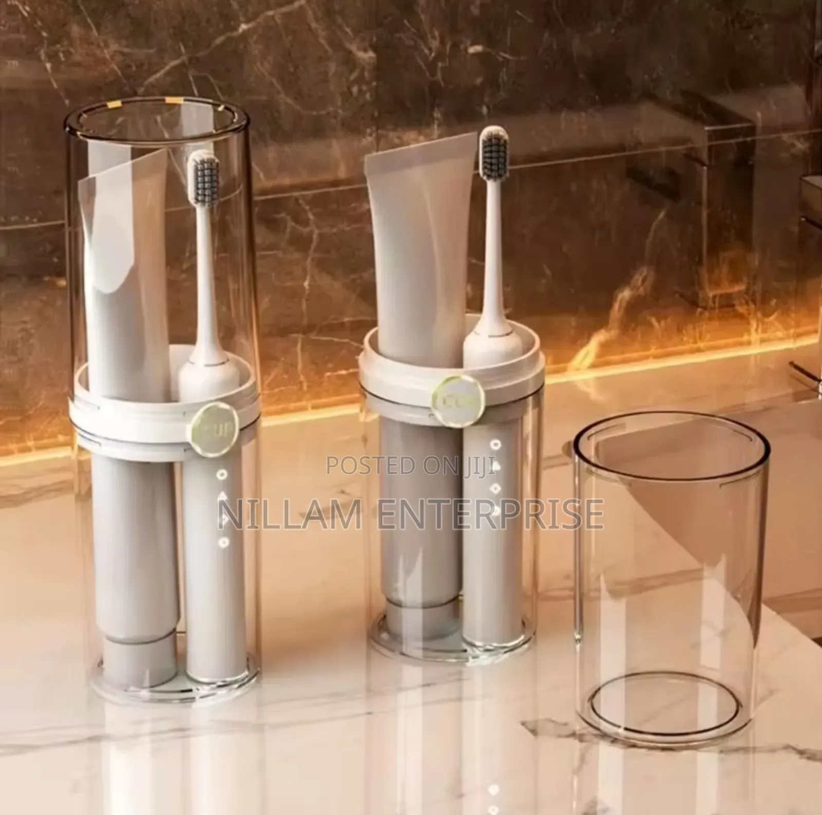 Acrylic Big Size Toothbrush Holder