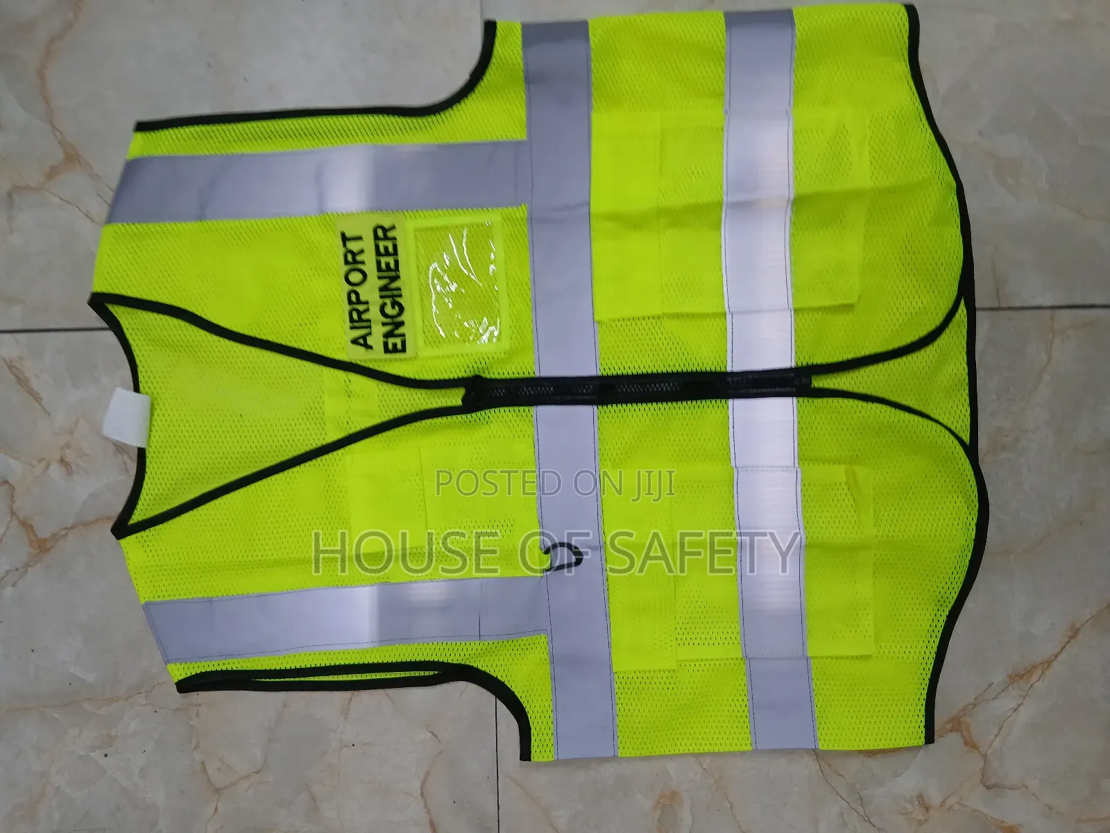 Luminous Green Safety Vests for Ladies