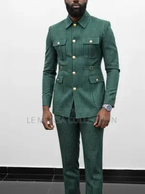 Executive Pinstripe Kaunda Suits