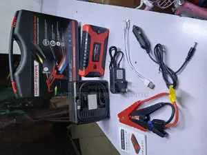 High-Power 12v Jump Starter – 99800mah Capacity, With Accessories