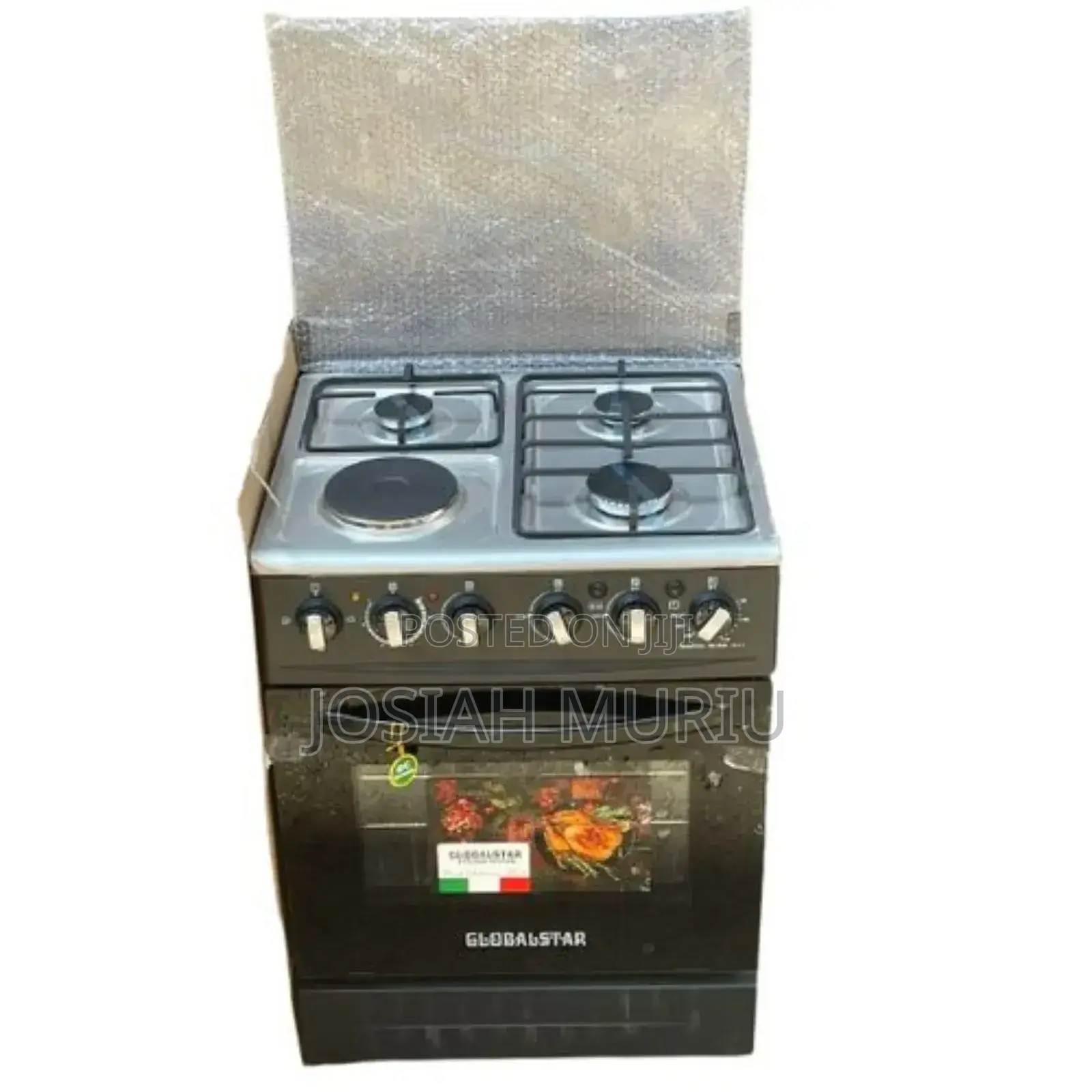 Globalstar Jet Series 3 Gas 1 Electric Cooker With 60l Oven –Black
